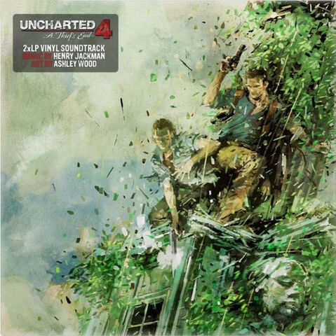 Vinyle Uncharted 4 (green & Black Vinyl)
